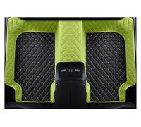 Tapis Sol Intérieur Voiture en Cuir, pour Mitsubishi pour Outlander pour Lancer X 2015 2016 2017 2018 2019 2020 2021 Tapis de Sol Voiture(3 pc Dark Green)