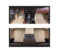 Tapis Sol pour Ford pour Mondeo MK3 pour Fusion 2000 2001 2002 2003 2004 2005 2006 Auto Pied Coche Accessoire Tapis Sol Voiture Personnalisés(Beige)