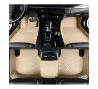 Tapis Sol pour Toyota pour Tundra 2e 2007 2008 2009 2010 2011 2012 2013 Revêtements Sol en Cuir Luxe Couverture Complète Tapis Voiture Tapis sur(Style 1 BlackBeige)