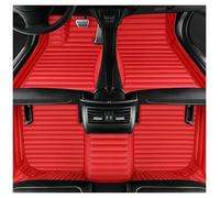 Tapis Sol pour Toyota pour Tundra 2e 2007 2008 2009 2010 2011 2012 2013 Revêtements Sol en Cuir Luxe Couverture Complète Tapis Voiture Tapis sur(Style 3 Red)