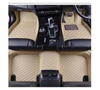 Tapis Sol Pour VW Pour Golf Mk4 1J Pour TDI 1998 1999 2000-2006 Cuir Durable Tapis Pièces Intérieures Accessoires Voiture Tapis Sol Anti Salissures(3PS BEIGE,RHD)