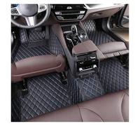 Tapis Sol Tapis de Sol en Similicuir PU pour BMW Série 3 F34 GT 2012-2019, antidérapant pour l'intérieur Talonnette(Noir Bleu)