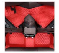 Tapis Sol Tapis De Sol Voiture Personnalisé pour Benz pour LA 2013-2024 Tous Les Modèles pour W117 Automobiles Pièces Intérieures Tapis Voiture Cuir(Rouge)