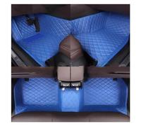 Tapis Sol Tapis De Sol Voiture Personnalisé pour Skoda pour Octavia Tous Les Modèles pour pour A5 A7 Tour Tuning Accessoires Pièces Intérieures Tapis Voiture Cuir(Bleu)