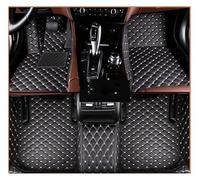 Tapis Sol Tapis De Sol Voiture pour Skoda pour Octavia pour MK3 5E 2021-2016 2015 2014 2013 Pièces Style Accessoires Automobiles Tapis Voiture Cuir(LHD Black Beige)