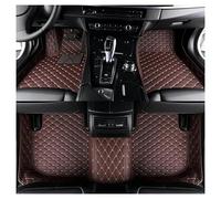 Tapis Sol Tapis Sol en Cuir Imperméable pour Mitsubishi pour Outlander 2013 2014 2015 2016 7 Places Accessoires Voiture Carmats Tapis(Style 1 Coffee)