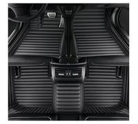 Tapis Sol Tapis Sol en Cuir Imperméable pour Mitsubishi pour Outlander 2013 2014 2015 2016 7 Places Accessoires Voiture Carmats Tapis(Style 3 Black)