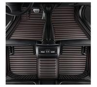 Tapis Sol Tapis Sol en Cuir Imperméable pour Mitsubishi pour Outlander 2013 2014 2015 2016 7 Places Accessoires Voiture Carmats Tapis(Style 3 Black Red)