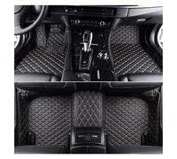 Tapis Sol Tapis Sol Voiture 3D Personnalisés Couverture Complète pour BMW Série 5 E39 1995-2004 E60 F10 G30 2017-2022(Beige Noir)
