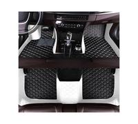 Tapis Sol Tapis Sol Voiture en Cuir Luxe Imperméables Toutes Saisons Couverture Complète 3D pour Mitsubishi pour Outlander 2005 2006 2007 Carmats Tapis(Style 2 White Black)