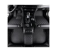 Tapis Sol Tapis Sol Voiture en Cuir Luxe Imperméables Toutes Saisons Couverture Complète 3D pour Mitsubishi pour Outlander 2005 2006 2007 Carmats Tapis(Style 1 Noir)
