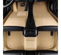 Tapis Sol Tapis Sol Voiture personnalisé Double Couche 5 sièges pour Mercedes pour Benz GLS 600 pour Maybach 2021 2023 2024 2025 Places Tapis Voiture(Beige)