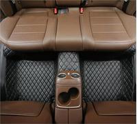 Tapis Sol Tapis Sol Voiture pour Mercedes W221 2006-2013 Diamond Custom Luxury Woman Intérieur 1Pc Auto Accessory Tapis Auto(Back Row-Black)