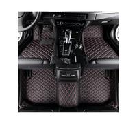 Tapis Sol Voiture en Cuir Luxe Imperméables Toutes Saisons Couverture Complète 3D pour Mitsubishi pour Outlander 2005 2006 2007 Carmats Tapis(Style 1 Black Red)