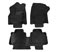 Tapis Sol Voiture Imperméable Intérieur Cuir Doublure Couverture Complète pour Ford pour C-Max 2010-2019 Protections durables(Back Row)