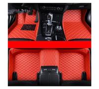 Tapis Sol Voiture pour Mini pour Clubman pour R55 F54 2007-2024 Tapis De Sol De Voiture Personnalisé Accessoires Automobiles Tapis De Pied(Rouge)