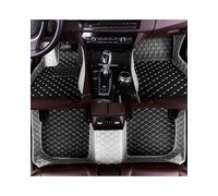 Tapis Sol Voiture Tapis De Sol Voiture Étanche en Matière synthétique PU 3D, pour Buick Enclave avec Accoudoir 2009 - 2015 LHD(Black and Grey)
