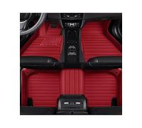 Tapis Sol Voiture Tapis De Sol Voiture Étanche en Matière synthétique PU 3D, pour Buick Enclave avec Accoudoir 2009 - 2015 LHD(Wine Red Stripes)