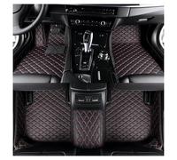 Tapis Sol Voiture Tapis Sol Voiture en Cuir Luxe pour Volvo XC70 2007 2008 2009 2010 2011 2012 2013 2014 2015(Style 3 Coffee)