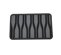 Tapis Sol Voiture Universels Tapis Pédale Antidérapant Accessoires D'intérieur Tapis Pied Talon Couverture Pédale Tapis Voiture Universel PVC Noir MTVTFECEWG(1pcs grey)