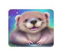 Tapis Souris, Banque Castor Mousepad Confort Tapis De Souris Gamer Antidérapante Tapis De Souris pour Pc Joueurs Professionnels 25X30Cm