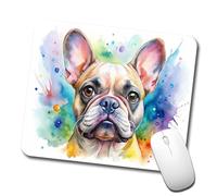 Tapis Souris Bouvier Français Style Aquarelle Confort Tapis De Souris Gaming Portable Mousepad De Bureau pour Pc Maison Ordinateur 10X12In