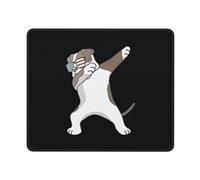 Tapis Souris Daberning American Cowdog Chien Drapeau Américain Étanche Tapis De Bureau Moderne Mousepad pour Pc Clavier Ordinateur 10X12In