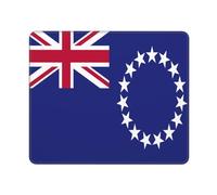 Tapis Souris Drapeau des Îles Cook Portable Tapis De Souris Gaming Confort Base De Table pour Clavier Pc Ordinateur 10X12In