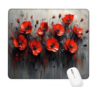 Tapis Souris Gaming Usine,Fleur Petit Tapis Souris 240x200x3mm,Petit Mouse Pad à Bords Cousus,avec sous Main Bureau Étanche Antidérapante,Accessoire Bureau,pour Maison/Travail/Gamer,Cadeaux D-822