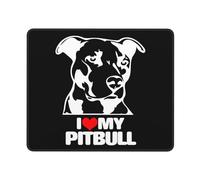 Tapis Souris I Love Mes Pitbulls 25X30Cm Portable Tapis De Souris Gaming Douce Mouse Pad pour Travail Pc