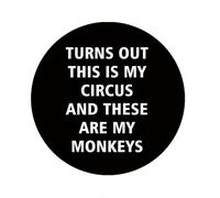 Tapis Souris Il S'Avère Que Ceci Est Mon Cirque Et Que Ce Sont Mes Singes. | 20Cm Mouse Pad Bords Cousus Durable Tapis De Souris Pour Ordinateur Maison Études