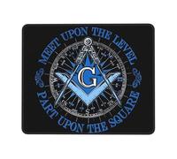 Tapis Souris Logo maçonnique Foi, Espérance et Charité Mouse Pad 10x12in | Résistant Mousepad Confort Tapis de souris de jeu pour Gamer Accessoires Travail