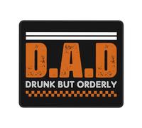 Tapis Souris, Papa Ivre mais Ordonné Tapis De Souris Gaming Portable Mouse Pad Antidérapante Souris De Gaming pour Pc Joueurs Professionnels 25X30Cm
