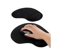 Yonis Tapis souris repose-poignet ergonomique anti-dérapant ultra fin Noir G