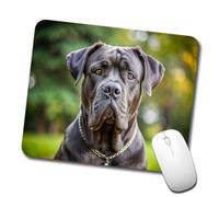 Tapis Souris Photo d'un Chien Cane Corso Lavable Tapis De Bureau Moderne Mousepad De Bureau pour Clavier Gaming Maison 10X12In