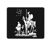 Tapis Souris Picasso Don Quichotte Antidérapante Tapis De Bureau Confort Base De Table pour Clavier Travail Accessoires 10X12In