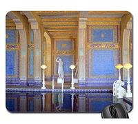 Tapis Souris, Piscine Piscine Intérieure Château De Hearst Castle Tapis De Souris De Jeu Antidérapante Tapis De Souris D'Ordinateur Confort Tapis De Bureau pour Souris Ordinateur Jeux 25X30Cm