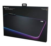 ROCCAT Sense AIMO Tapis de Souris de Gaming avec éclairage LED AIMO, Dimensions maximales de précision, Dessous caoutchouté, 350 mm x 250 mm x 3 mm ROC-13-370 Noir + Aimo