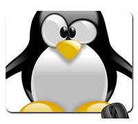 Tapis Souris, Tux Pingouin Animal Mignon Linux Mascotte Logo Mouse Pad Antidérapante Tapis De Souris Confort Tapis De Gaming Pour Souris Pc Jeux 25X30Cm