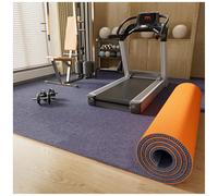 Tapis Sport - Isolation Phonique/Coussin Réducteur de Chocs, 6mm Fitness Tapis de Sport Epais, Rug Anti Vibration/Antidérapant pour Chaise de Bureau