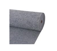 Tapis Strié pour Exposition Moquette Carpette Mariage Fête Spectacle Anniversaire Festival Durable Réutilisable 1,2x15 m Gris