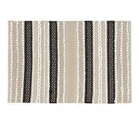 Douceur d'Intérieur Tapis Mirage – style ethnique à rayures 60x90 Naturel G