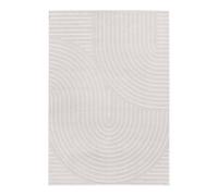 Tapis super doux très graphique volute gris 120X170