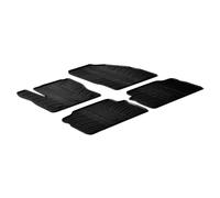 LAMPA 24417 Tapis de sol Caoutchouc noir Avant et Arrière Compatible avec FORD Kuga Mk1 SUV
