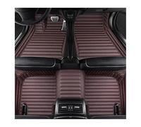 Tapis sur Mesure Tapis Sol Cuir Rayé Rayures pour A3 pour 8PA pour 8V7 pour 8VE pour 8VA pour 8VS Accessoires Intérieurs Moquette(Coffee 5 Seat,2020-2023)