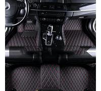 Tapis sur Tapis Voiture pour Alfa Romeo 159 2006 2007 2008 2009 2010 2011 2012 Tapis De Sol Voiture Doublure Cargaison Étanche Coussinets Pied Accessoires(Noir Rouge)