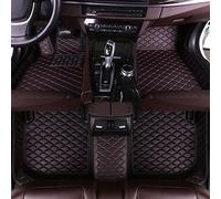 Tapis sur Tapis Voiture pour BMW X1 E84 2010 2011 2012 2013 2014 Tapis De Sol Voiture Coussinets Pied Automatiques Personnalisés(Black-Red)