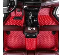 Tapis sur Tapis Voiture pour BMW X1 E84 2010 2011 2012 2013 2014 Tapis De Sol Voiture Coussinets Pied Automatiques Personnalisés(Rouge)
