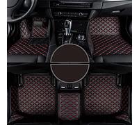 Tapis sur Tapis Voiture pour Mini 1 pour Cooper R56 F55 F56 Tapis De Sol Voiture Couverture Intérieure Pied Pédale(Noir Rouge)