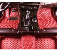 Tapis sur Tapis Voiture pour Mini pour Countryman Cinq Places Tapis Sol Voiture 2011 2012 2013 2014 2015 2016 Personnalisé Auto Coussinets De Pied Automobile Couverture(Rouge)